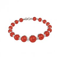 Bracciale Chantecler Donna Campanelle in Oro bianco Corallo 33121 - 33121